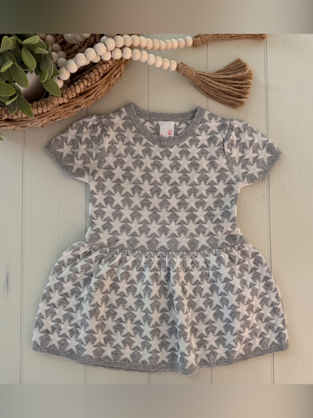 Baby Girl Star Knit Dress